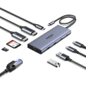 Ugreen REVODOK PRO 10 10IN1 HDMI DOCK Harmaa Ugreen REVODOK PRO 10 10IN1 HDMI DOCK Harmaa