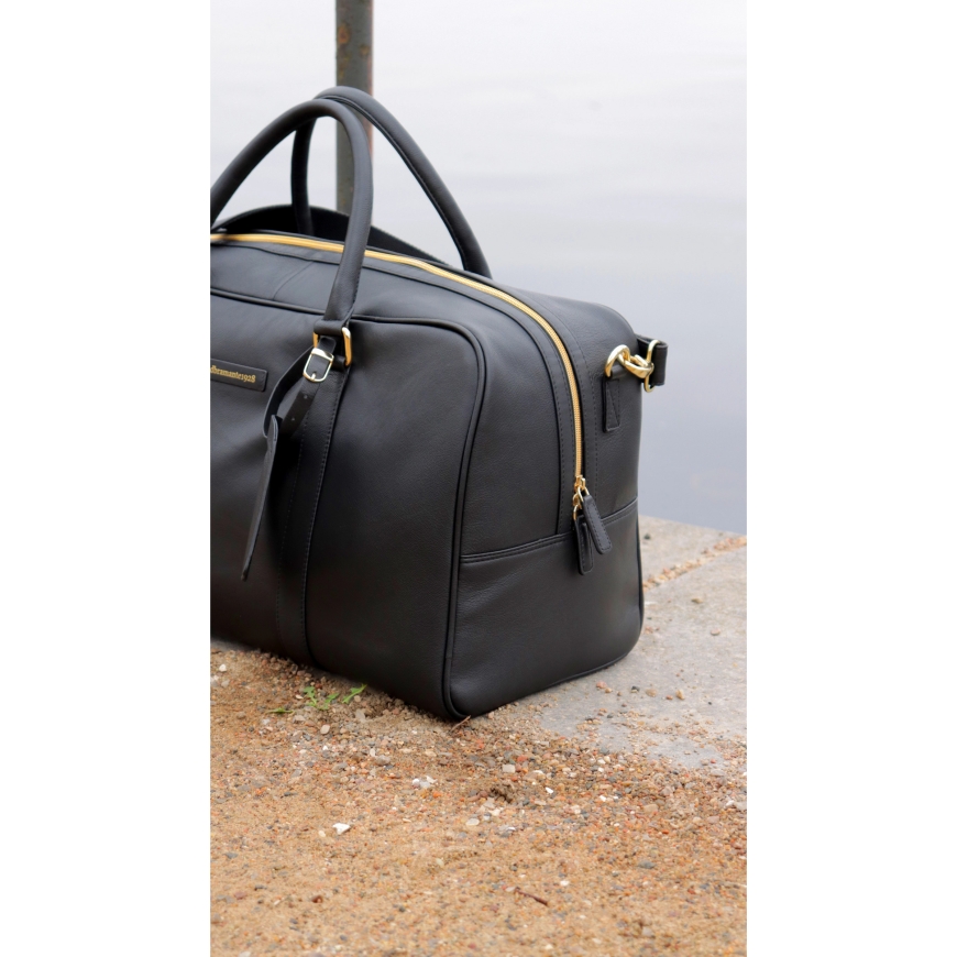 dbramante1928 Verona Weekender matkakassi, musta – 3