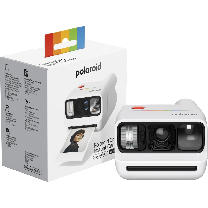Polaroid Go Gen 3 instant camera, white