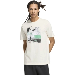 Vyriški marškinėliai adidas Memories of Sport Outdoor Graphic kreminė KC7095 (S)