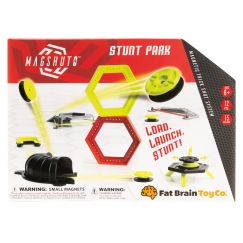 Fat Brain Magshuto Stunt Park magnetinis temppus komplektas