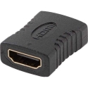 Lanberg Adapter AV HDMI(F)-HDMI(F) 4K Melns Lanberg Adapter AV HDMI(F)-HDMI(F) 4K Melns