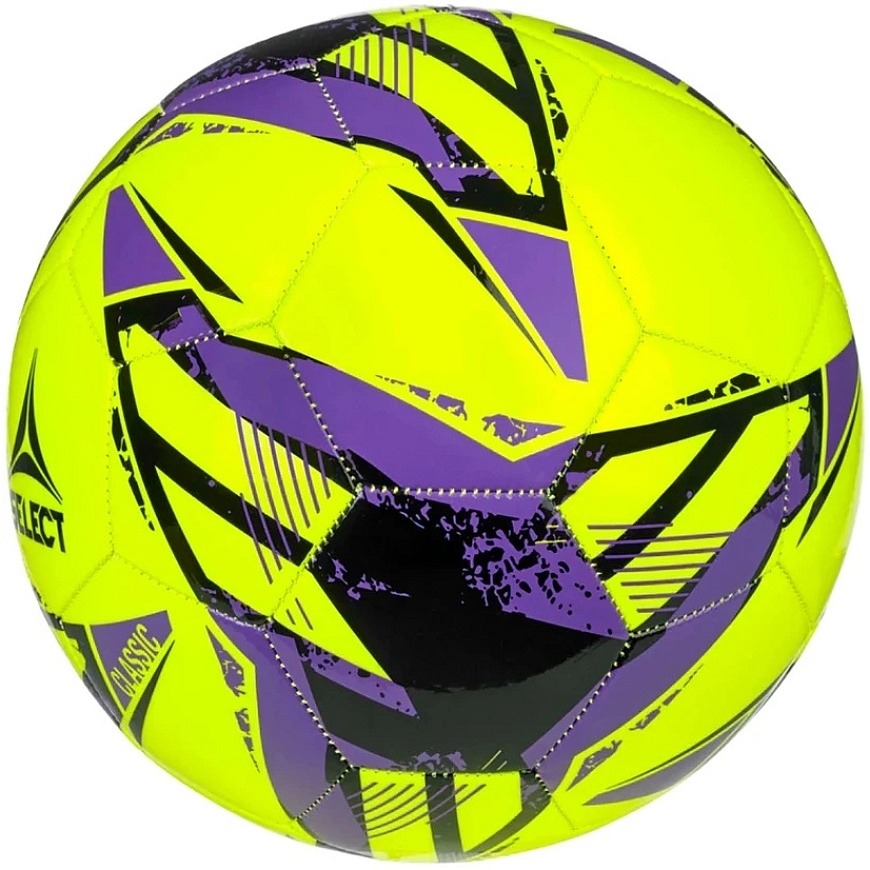 Jalgpall Select Classic v26 kollane ja lillakas-must 160076 (5) – 3
