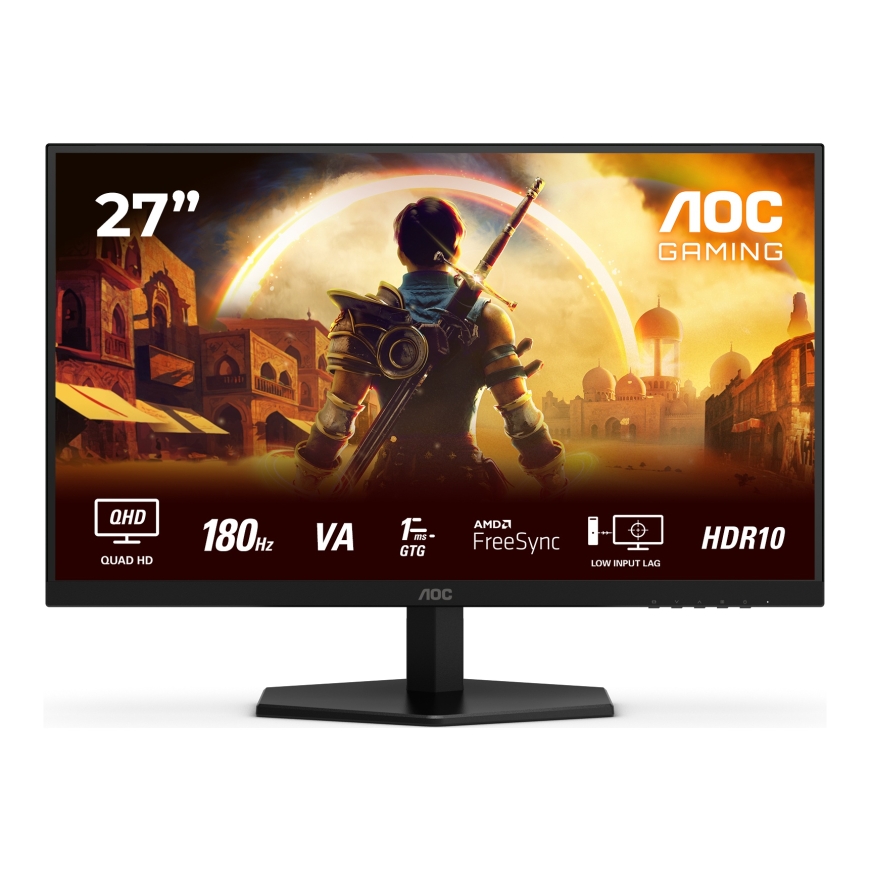 AOC G4 Q27G42XNE kompiuterio monitorius 68,6 cm (27") 2560 x 1440 pikseliai Quad HD LED Juoda, Raudo