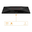 AOC G4 Q27G42XNE kompiuterio monitorius 68,6 cm (27") 2560 x 1440 pikseliai Quad HD LED Juoda, Raudo AOC G4 Q27G42XNE kompiuterio monitorius 68,6 cm (27") 2560 x 1440 pikseliai Quad HD LED Juoda, Raudo