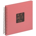 Walther Fun Living Coral 26x25 albums ar 40 lapām (SA-108-LC)