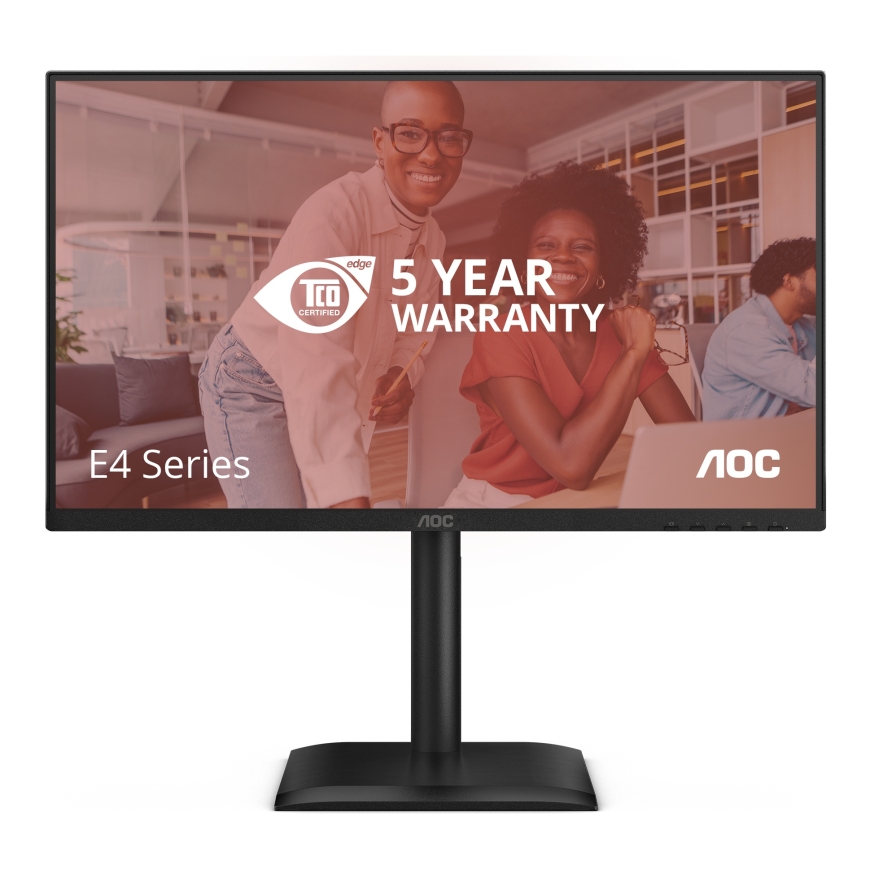 AOC E4 24E4CV монитор для ПК 60,5 cm (23.8") 1920 x 1080 пикселей Full HD LED Черный