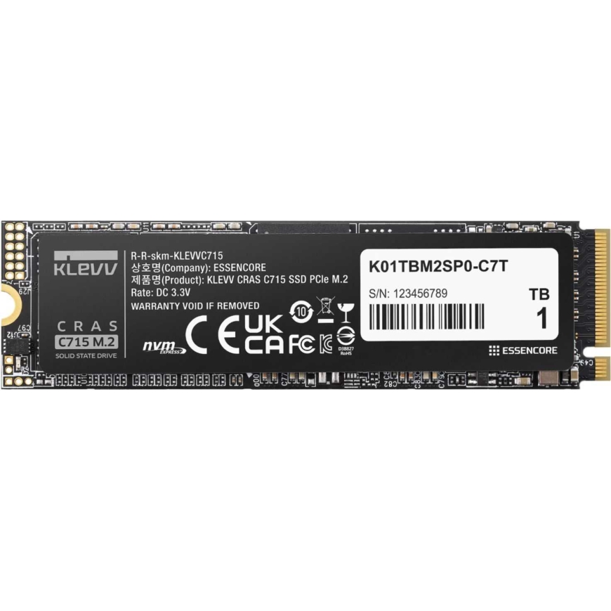 Klevv CRAS C715 1TB M.2 K01TBM2SP0-C7T