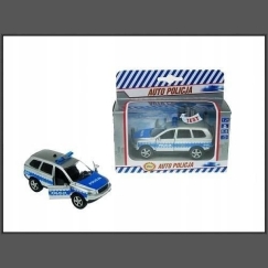 Leikkiauto äänekkäällä Hipo Auto Police 11cm HKG093