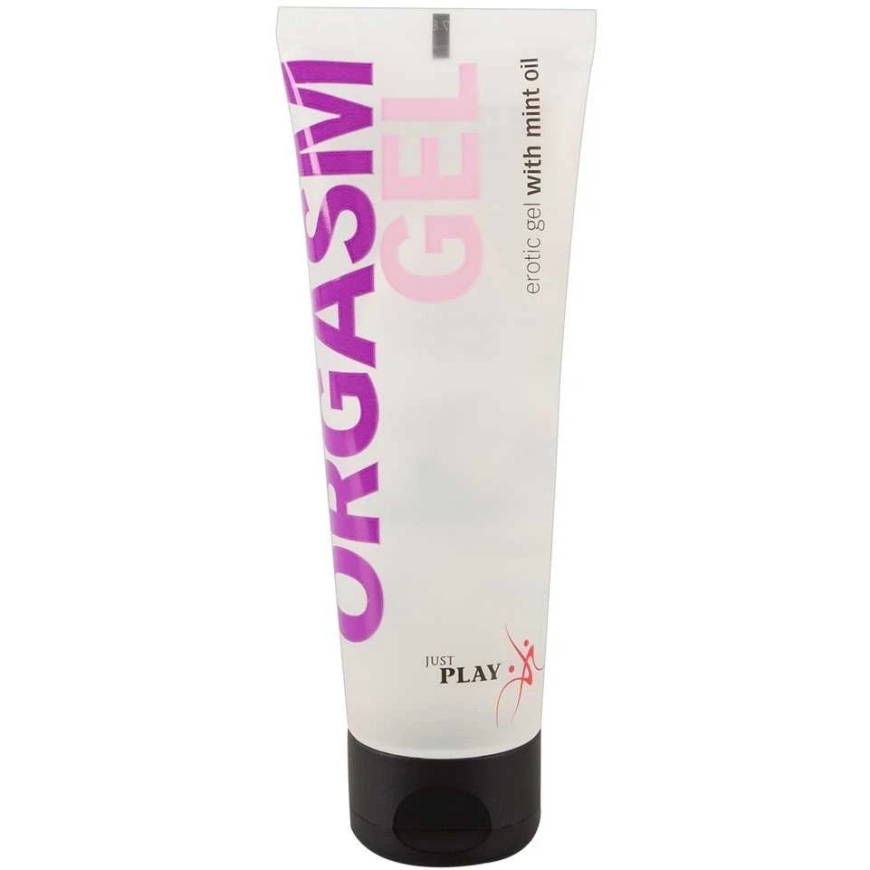 Just Play Orgasm Gel Erotinis gelis su mėtų aliejumi (80 ml)