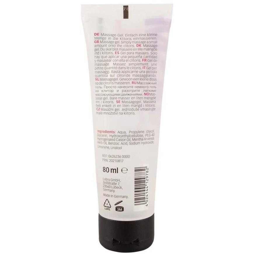 Just Play Orgasm Gel Erotiskais gēls ar piparmētru eļļu (80 ml) – 3