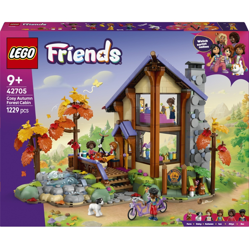 LEGO Friends 42705 – Ērta vasaras mājiņa rudenīgajā mežā