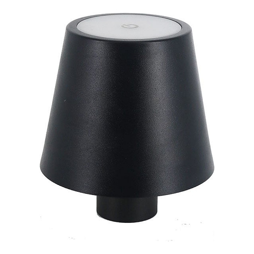Noor Gini rechargeable table lamp, black