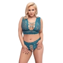 Cottelli Curves sininen rintsikkasetti 4XL