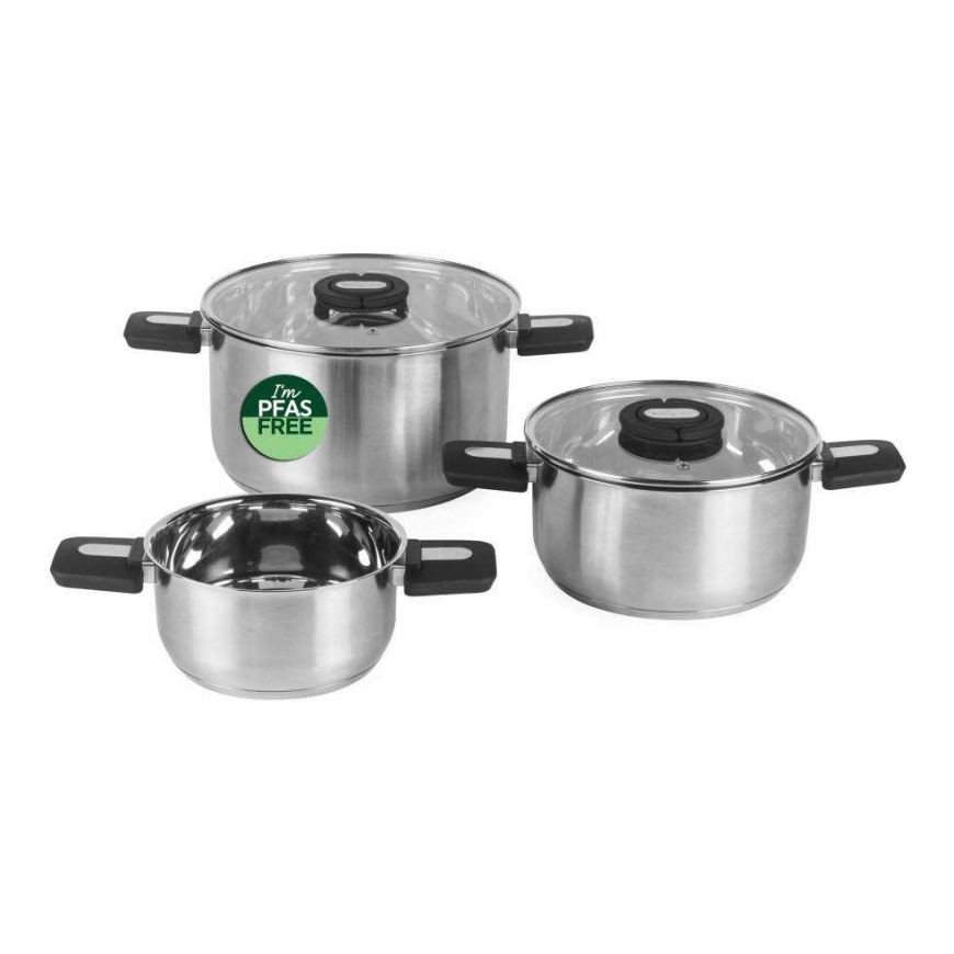Salter BW14354 Stack-In nerūdijančio plieno 3 dalių komplektas (16/22/24 cm) – 4