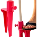 ProGarden Red In-ground Umbrella Base 28 cm ProGarden Red In-ground Umbrella Base 28 cm