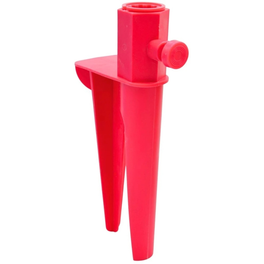 ProGarden Punane maasse kaevatav vihmavari alus 28 cm – 4