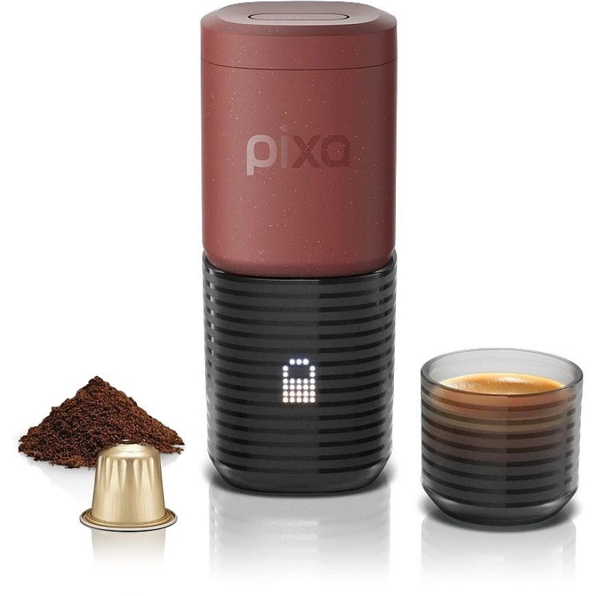 Wacaco Pixapresso Portable Coffee Maker, Tuscan Red