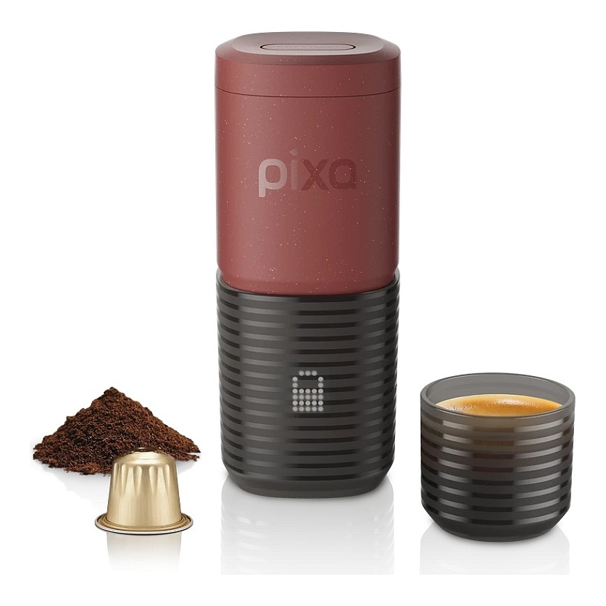 Wacaco Pixapresso Portable Coffee Maker, Tuscan Red – 5