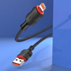 iKaku KSC-807 USB-A uz Lightning 1m Melns