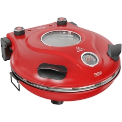 TEESA SUPREME MAX tosteris 1800 W, 400 grādi, divi sildītāji, kaste, sarkans, 35 cm