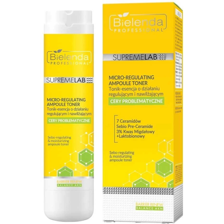 Bielenda Professional "SupremeLab Barrier Renew Balance" tonikki-essenssi säätelevalla ja kosteuttavalla vaikutuksella, 100 ml