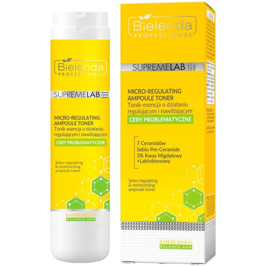Bielenda Professional "SupremeLab Barrier Renew Balance" tonikki-essenssi säätelevalla ja kosteuttavalla vaikutuksella, 100 ml – 2