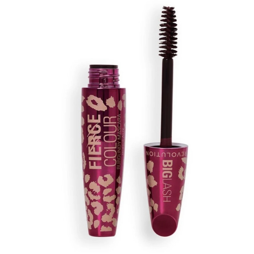 Makeup Revolution Big Lash Fierce Volume Ripsiväri Burgundy, 9 g