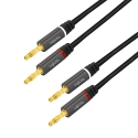 LogiLink CA1211 audio cable 5 m 2 x Banana Black LogiLink CA1211 audio cable 5 m 2 x Banana Black