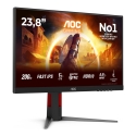 AOC G4 24G4HA kompiuterio monitorius 60,5 cm (23.8") 1920 x 1080 pikseliai „Full HD“ LED Juoda, Raud AOC G4 24G4HA kompiuterio monitorius 60,5 cm (23.8") 1920 x 1080 pikseliai „Full HD“ LED Juoda, Raud
