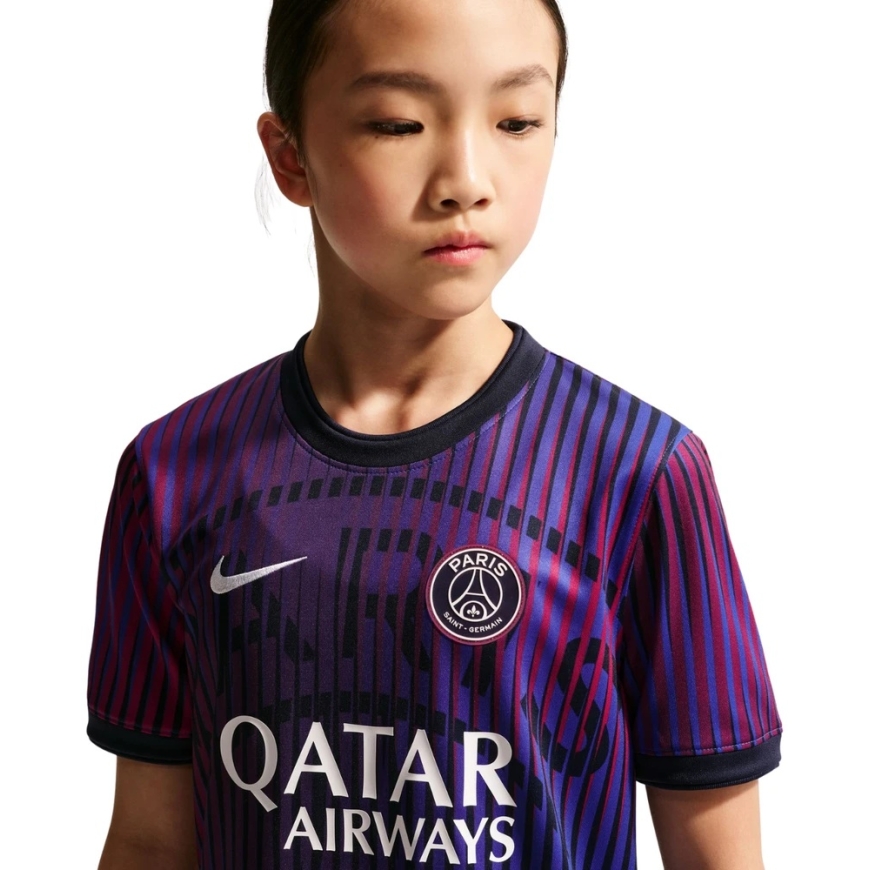 Nike Paris Saint-Germain T-paita lapsille violetti IQ6946 420 (S) – 5