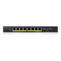 Zyxel GS1900-10HP Valdomas L2 Gigabit Ethernet (10/100/1000) Maitinimas per Eternetą (PoE) Juoda Zyxel GS1900-10HP Valdomas L2 Gigabit Ethernet (10/100/1000) Maitinimas per Eternetą (PoE) Juoda