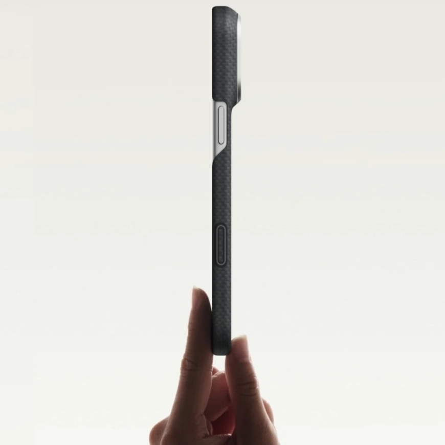 PITAKA Edge Argyle MagSafe kaan iPhone 18 Pro / 17 Pro jaoks, basalt must – 2