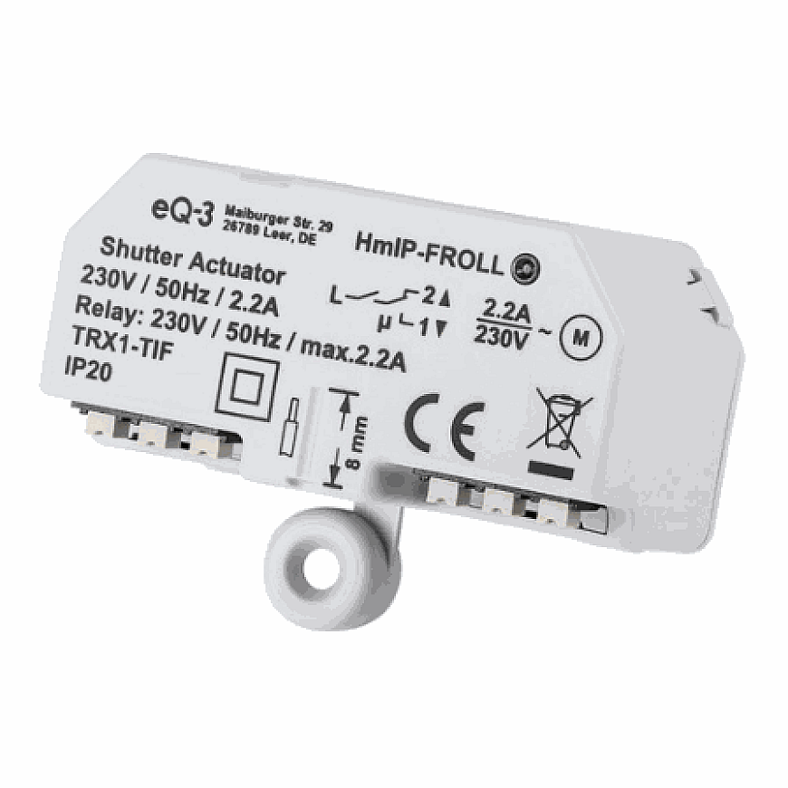 Homematic IP Rollladenaktor – Unterputz
