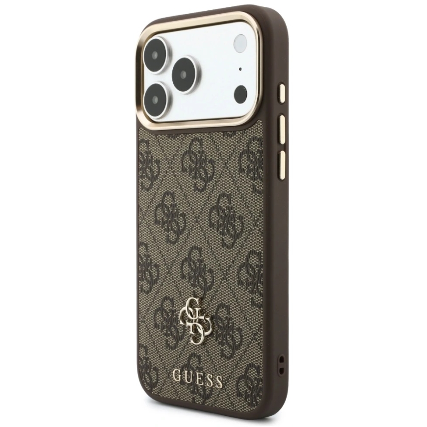 Guess 4G maciņš ar maks Magsafe iPhone 18 Pro Max / 17 Pro Max, brūns – 3
