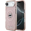 Karl Lagerfeld IML Choupette чехол с логотипом головы MagSafe для iPhone Air - Розовый Karl Lagerfeld IML Choupette чехол с логотипом головы MagSafe для iPhone Air - Розовый