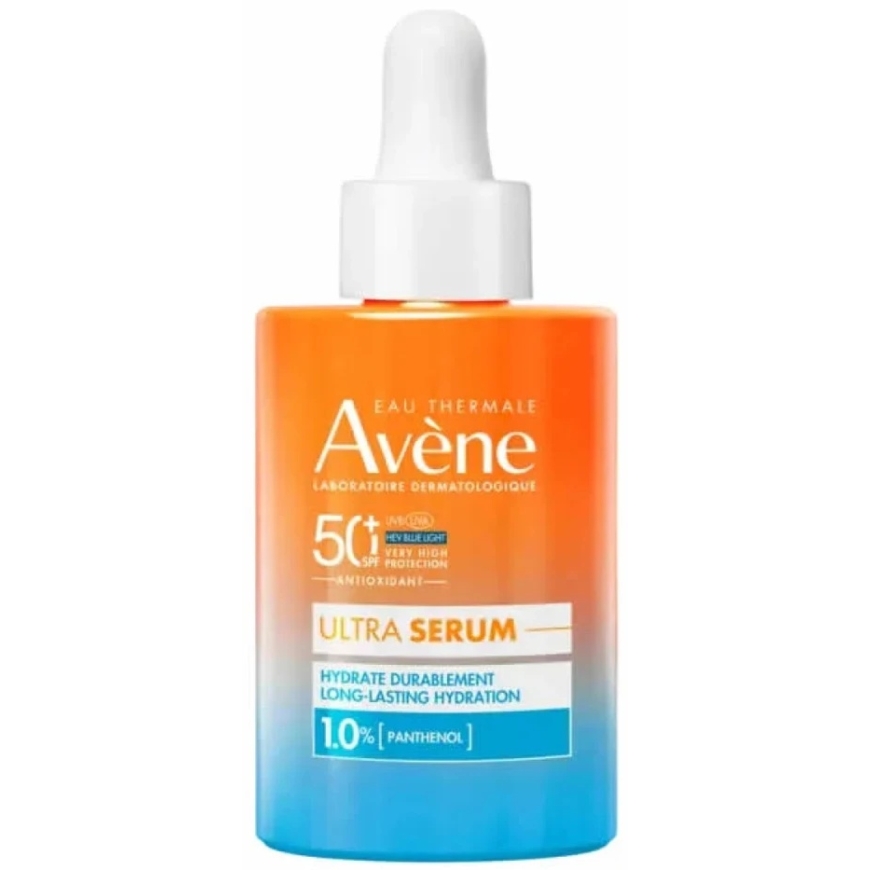 Avène Ultra Serum Kestävää Kosteutusta SPF 50+ kostuttava kasvoserumi, 30 ml