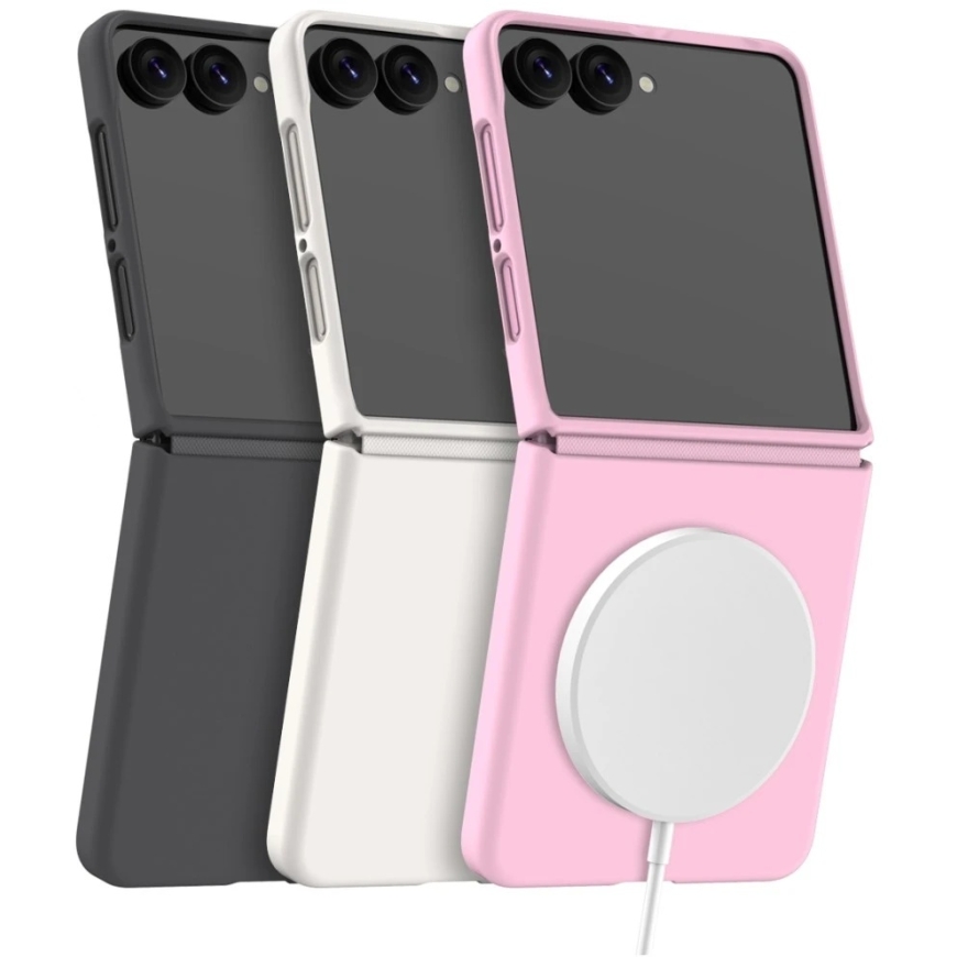 „Araree Aero Flex M MagSafe Qi2“ maciņš „Samsung Galaxy Z Flip8“, rozā – 2