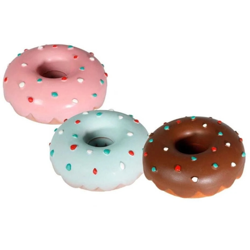 Beeztees KARLIE Žaislas šuniui Latex Doggy Donuts 12x12x5 cm /36 (521336)