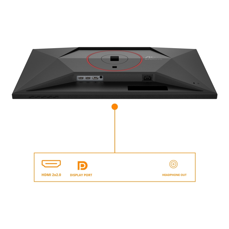 AOC G4 27G4HA monitori 68,6 cm (27") 1920 x 1080 pikseļi Full HD LED Melns, Sarkans – 4
