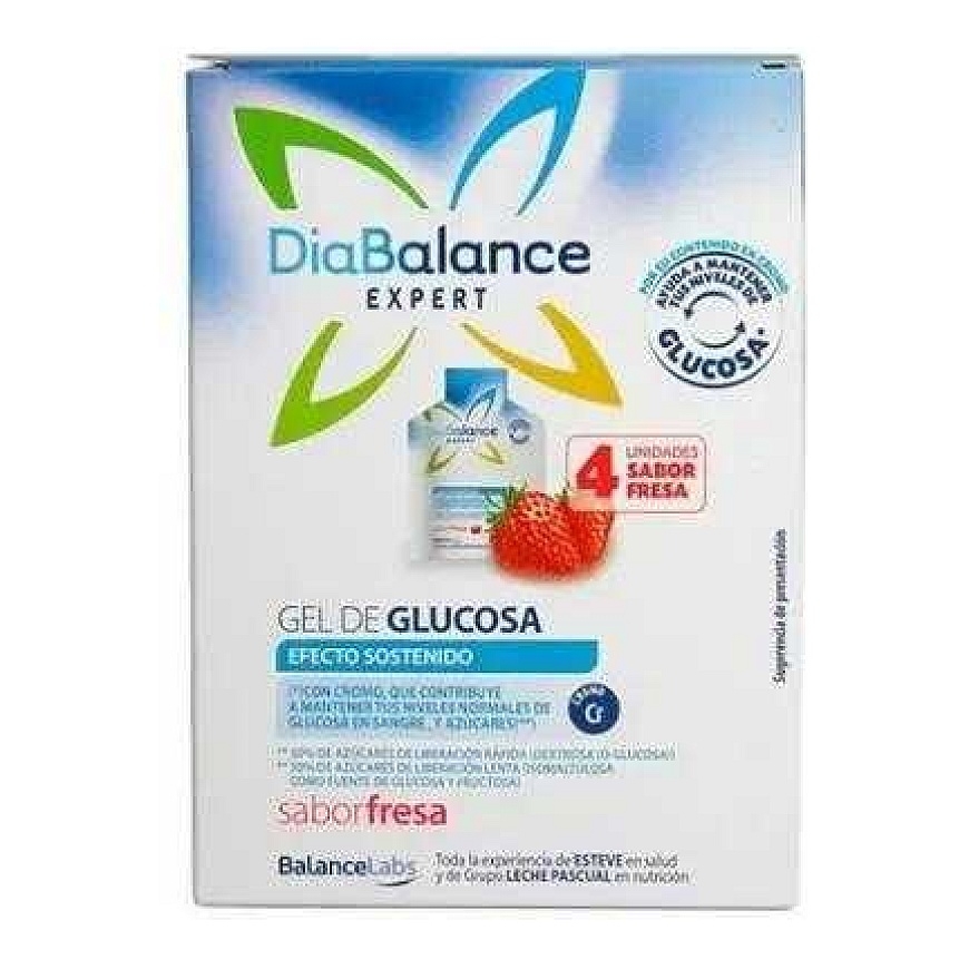 Diabalance Expert Glucose Gel with Long-Lasting Effect, Strawberry 4 Sachets – 3