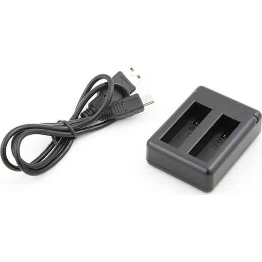 Xrec USB įkroviklis dviem baterijoms Ahdbt-401 / Gopro Hero 4 Black