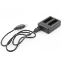 Xrec USB Charger For Two Batteries For Ahdbt-401/ Gopro Hero 4 Black Xrec USB Charger For Two Batteries For Ahdbt-401/ Gopro Hero 4 Black