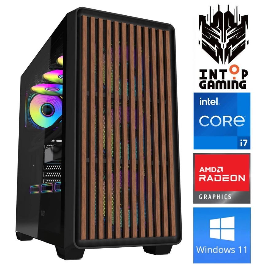 INTOP i7-12700F 32GB 1TB SSD M.2 NVME RX9060XT 16GB WIN11Pro