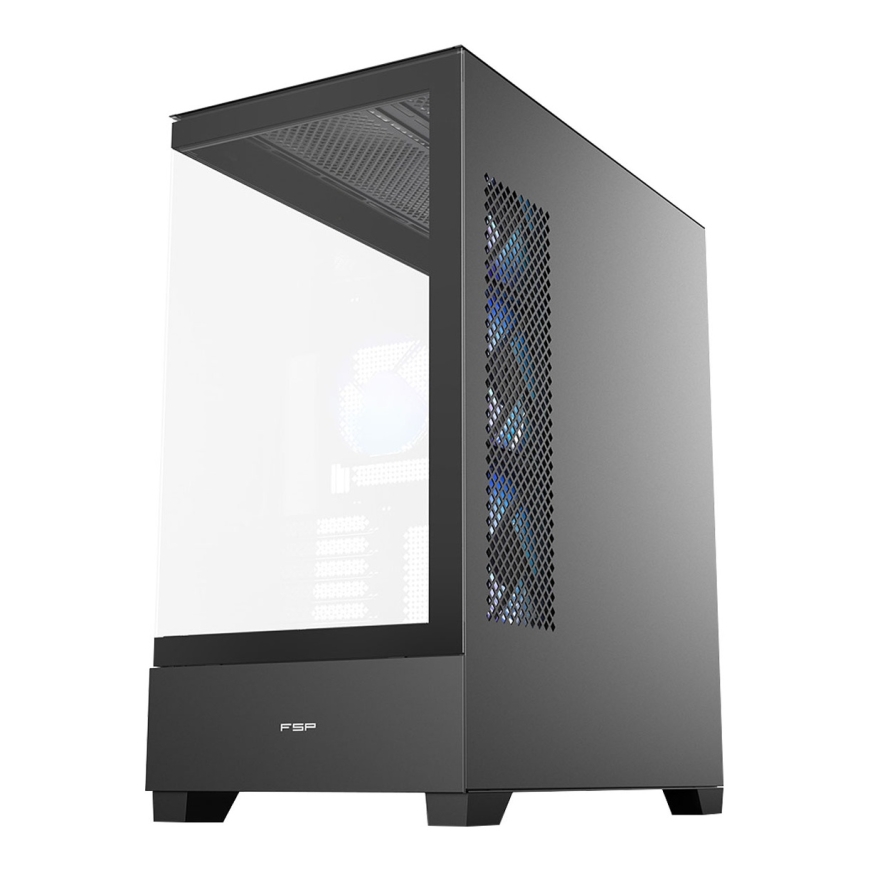 FSP M370-BA Case Midi Tower mITX, mATX, ATX (BTF) Black ARGB Musta – 3