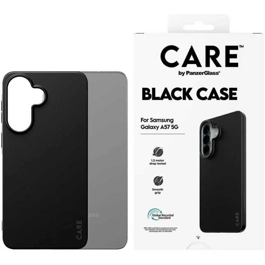 Panzer Glass PanzerGlass CARE TPU vāciņš, melns, Samsung Galaxy A57