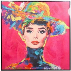 Home4You Apliekts attēls "FAMOUS", 82,5×82,5 cm, "Audrey"