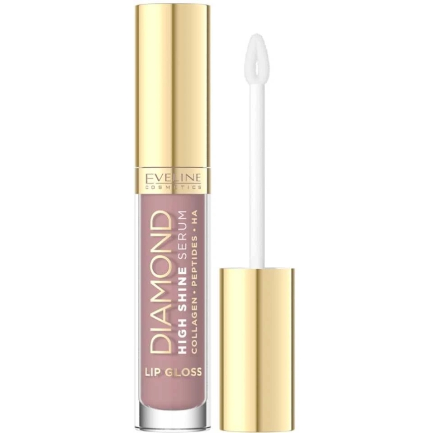 Romnd „Eveline Cosmetics Diamond High Shine Serum“ huulepalsam-seerum 21 Dusty Rose 5ml