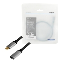 LogiLink CUA0105 USB кабель USB 3.2 Gen 2 (3.1 Gen 2) 0,5 m USB C 10 Gbit/s Черный, Серый LogiLink CUA0105 USB кабель USB 3.2 Gen 2 (3.1 Gen 2) 0,5 m USB C 10 Gbit/s Черный, Серый