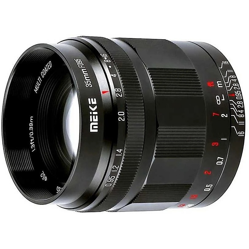 Objektīvs - Meike MK 35mm F0.95 Micro 4/3, f/0.95, alumīnija korpuss – 3